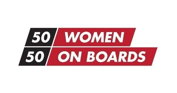 50 Women on Boards logo