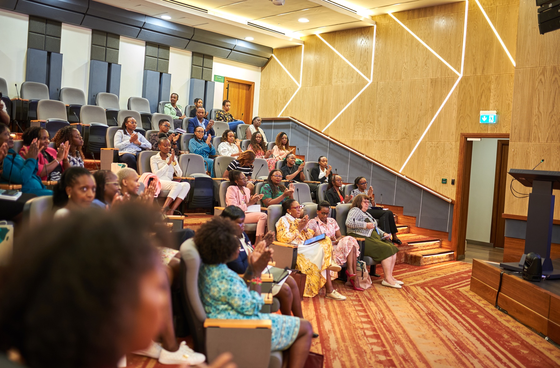 Audience at the 50 Women on Board conference