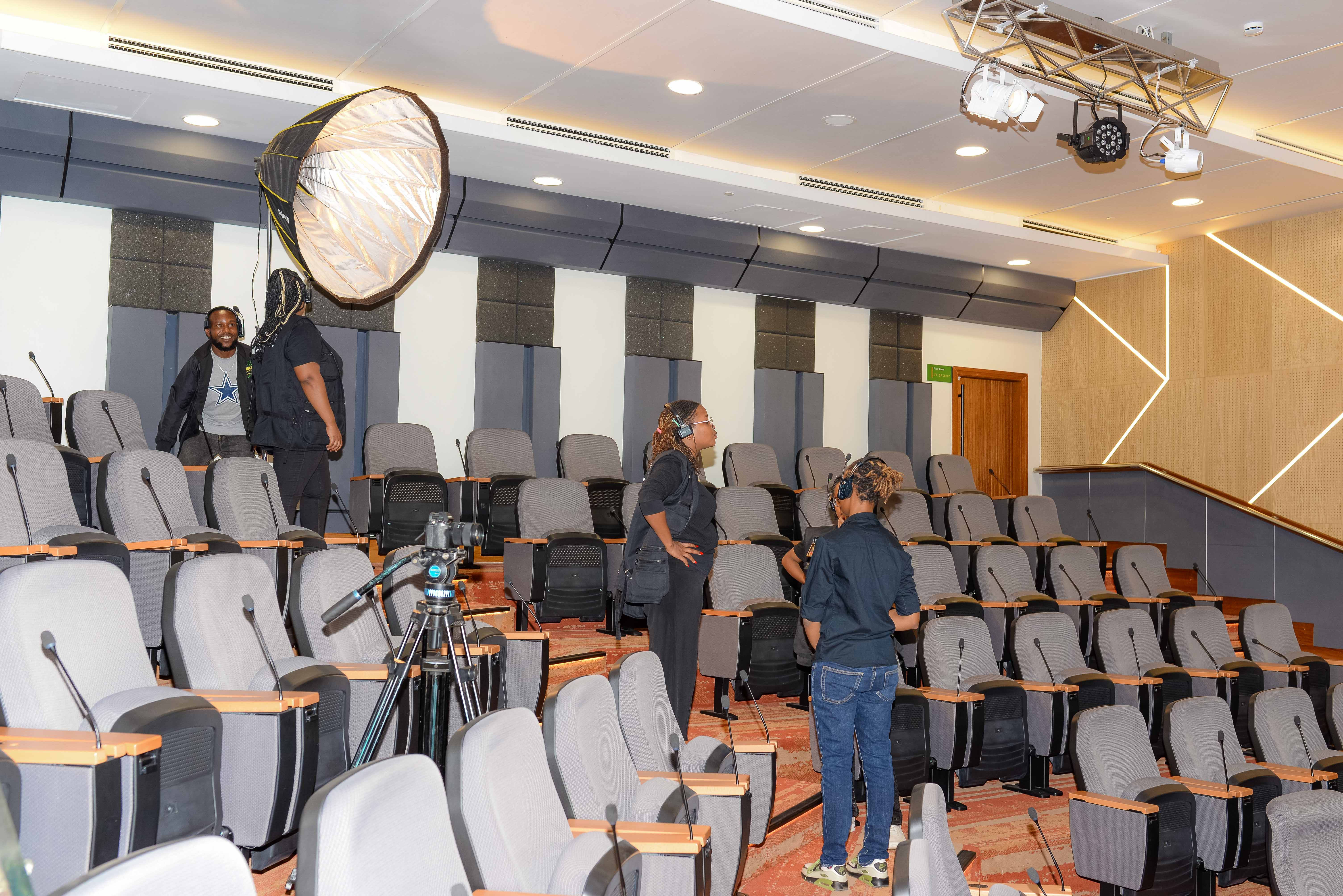 Speaker at a conference